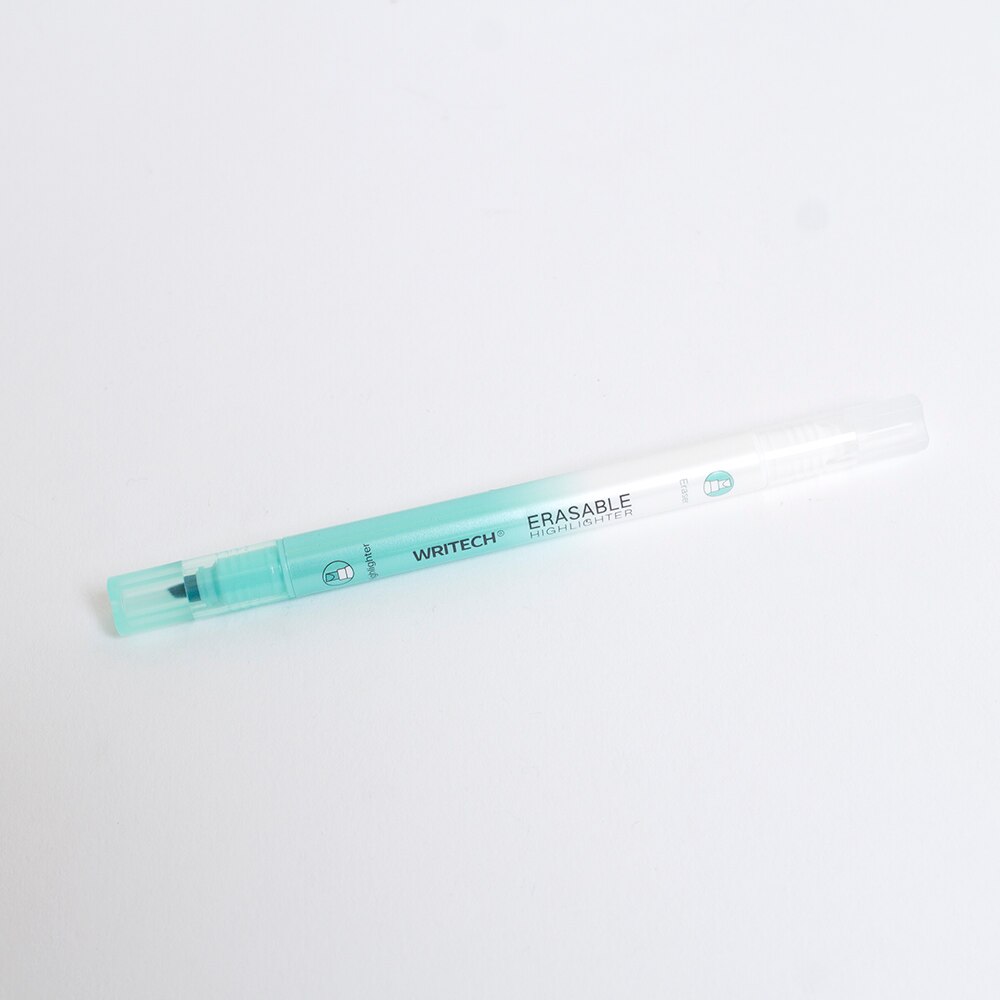 Writech, Highlighters, Art & School, Chisel Tip, Erasable, 715055, Pastel Green